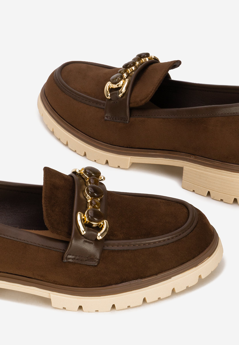 Amberlin barna női mokaszin