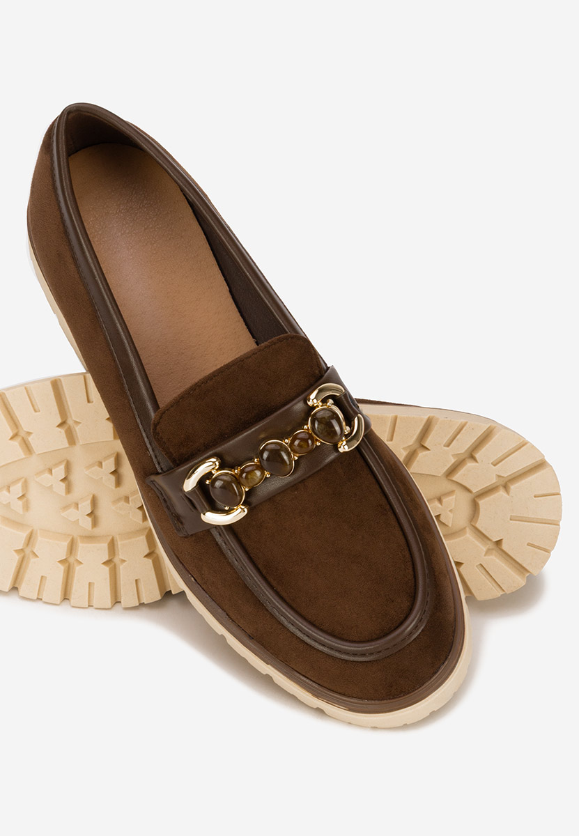 Amberlin barna női mokaszin