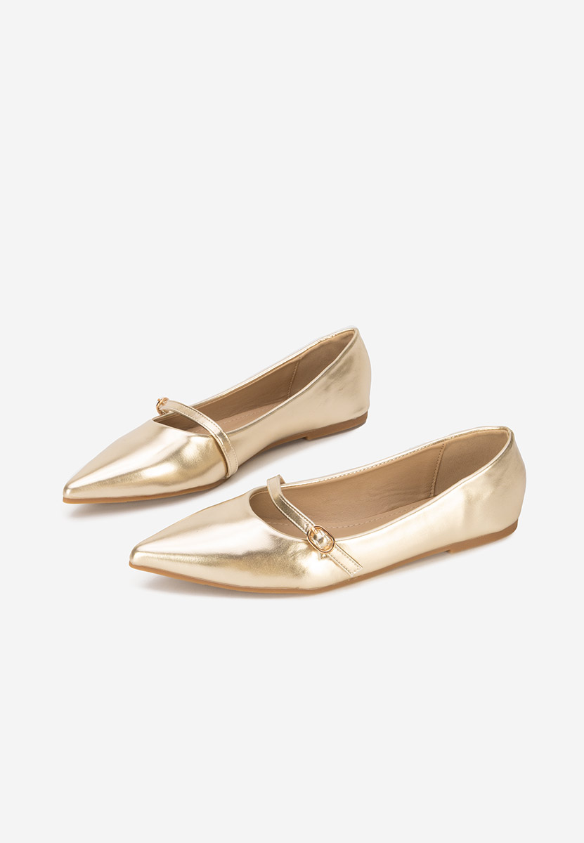 Izaura aranyszínü hegyes orrú balerina