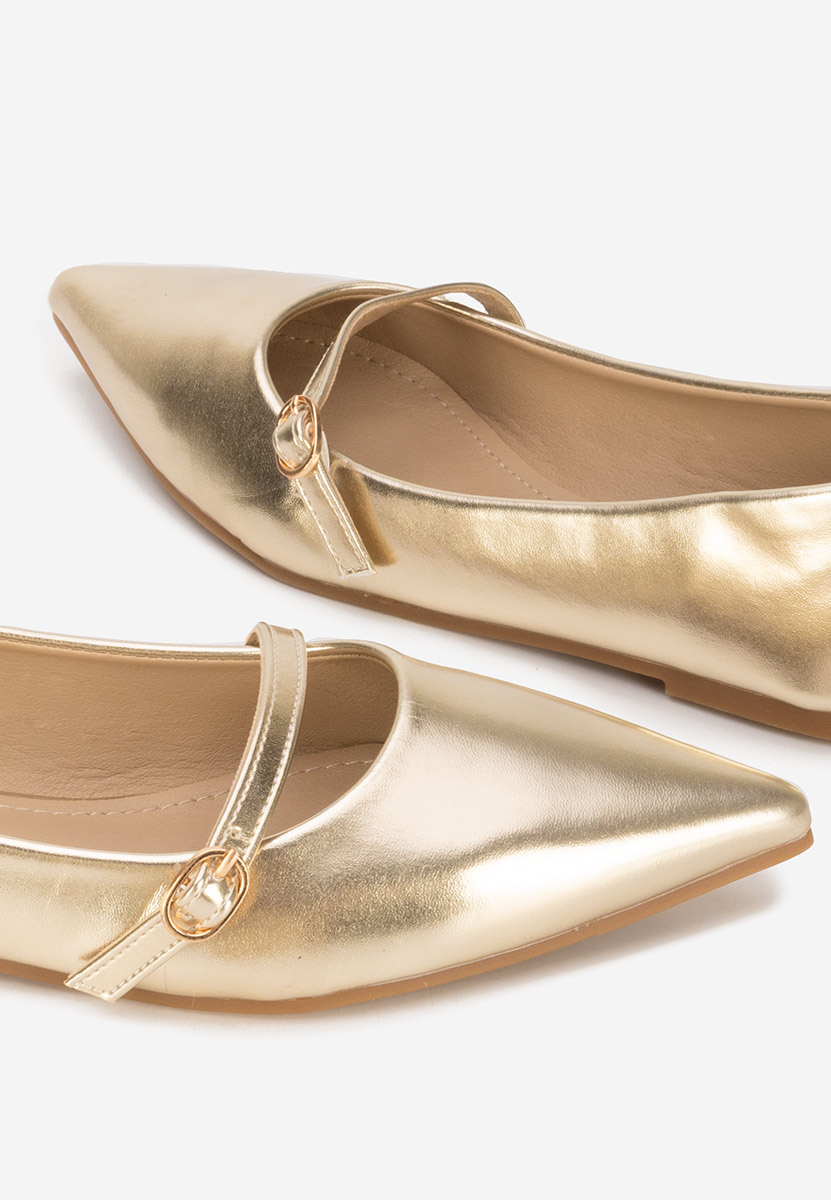 Izaura aranyszínü hegyes orrú balerina