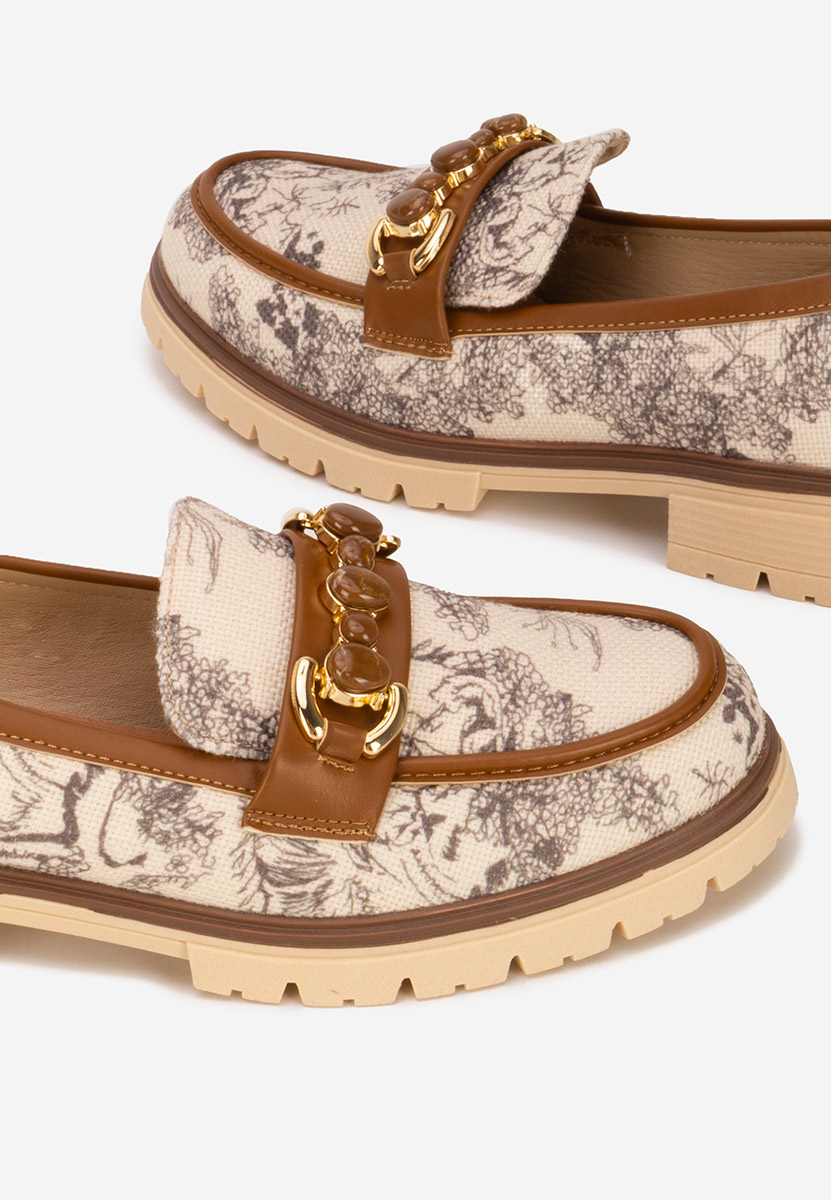 Amberlin camel női mokaszin