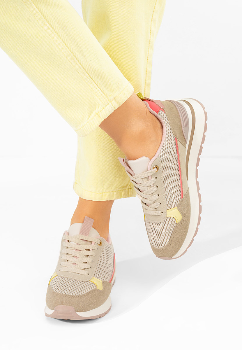 Helenia bézs női tornacipő