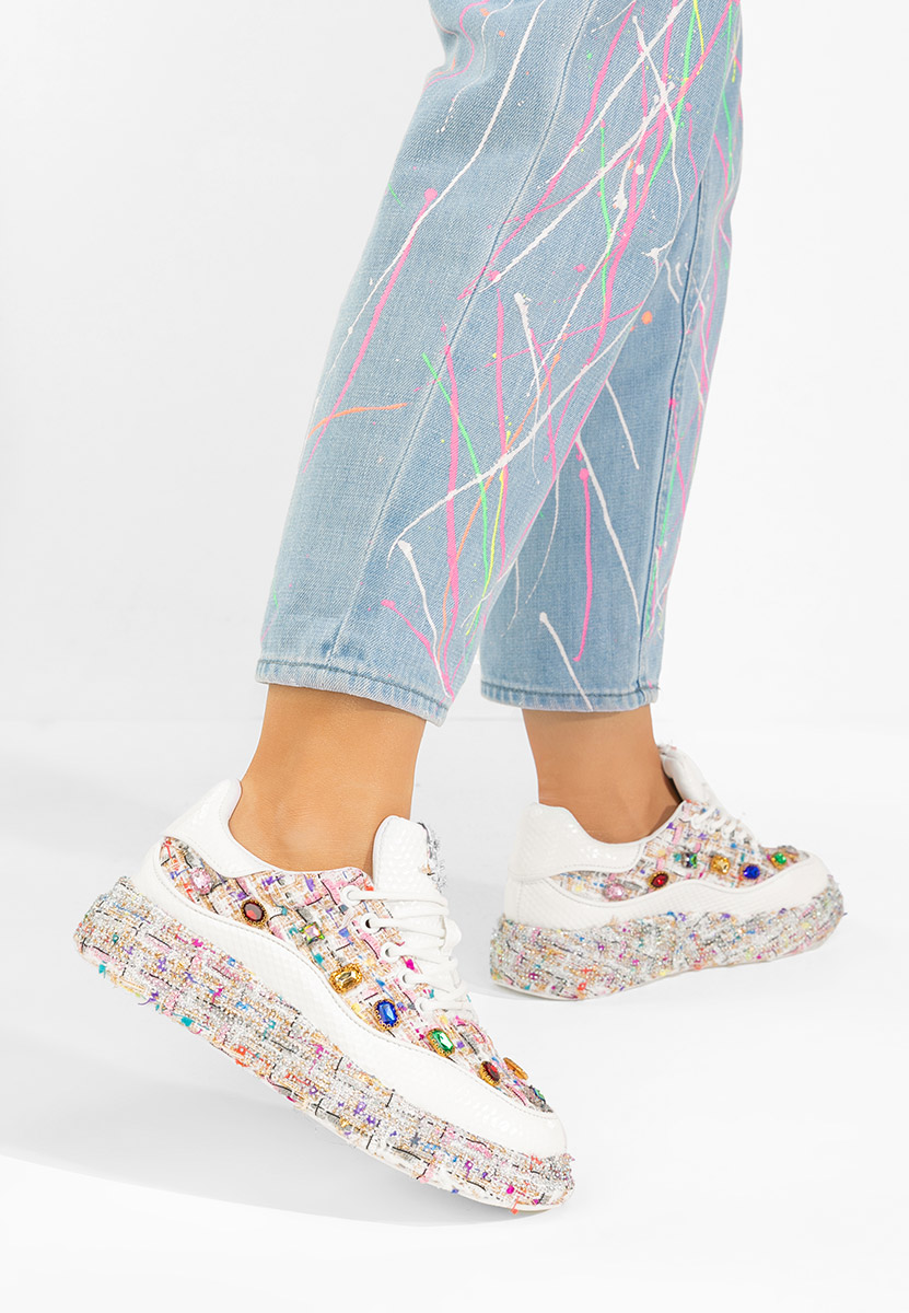 Daneta sokszínü telitalpú platform sneaker