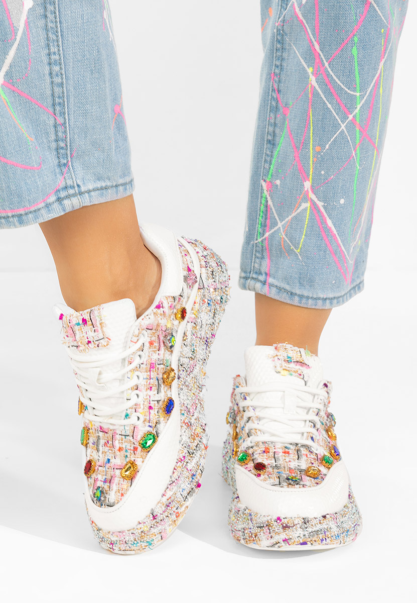 Daneta sokszínü telitalpú platform sneaker