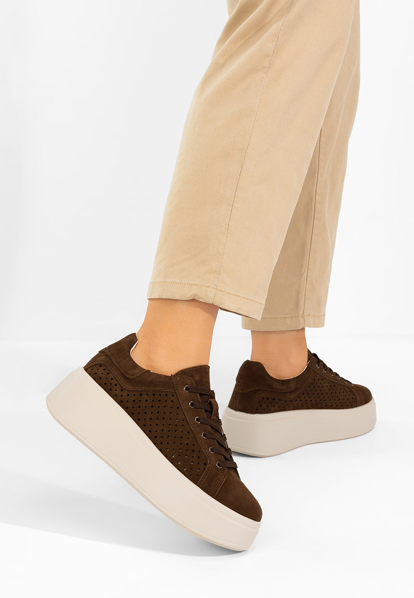 Siminia barna telitalpú platform sneaker