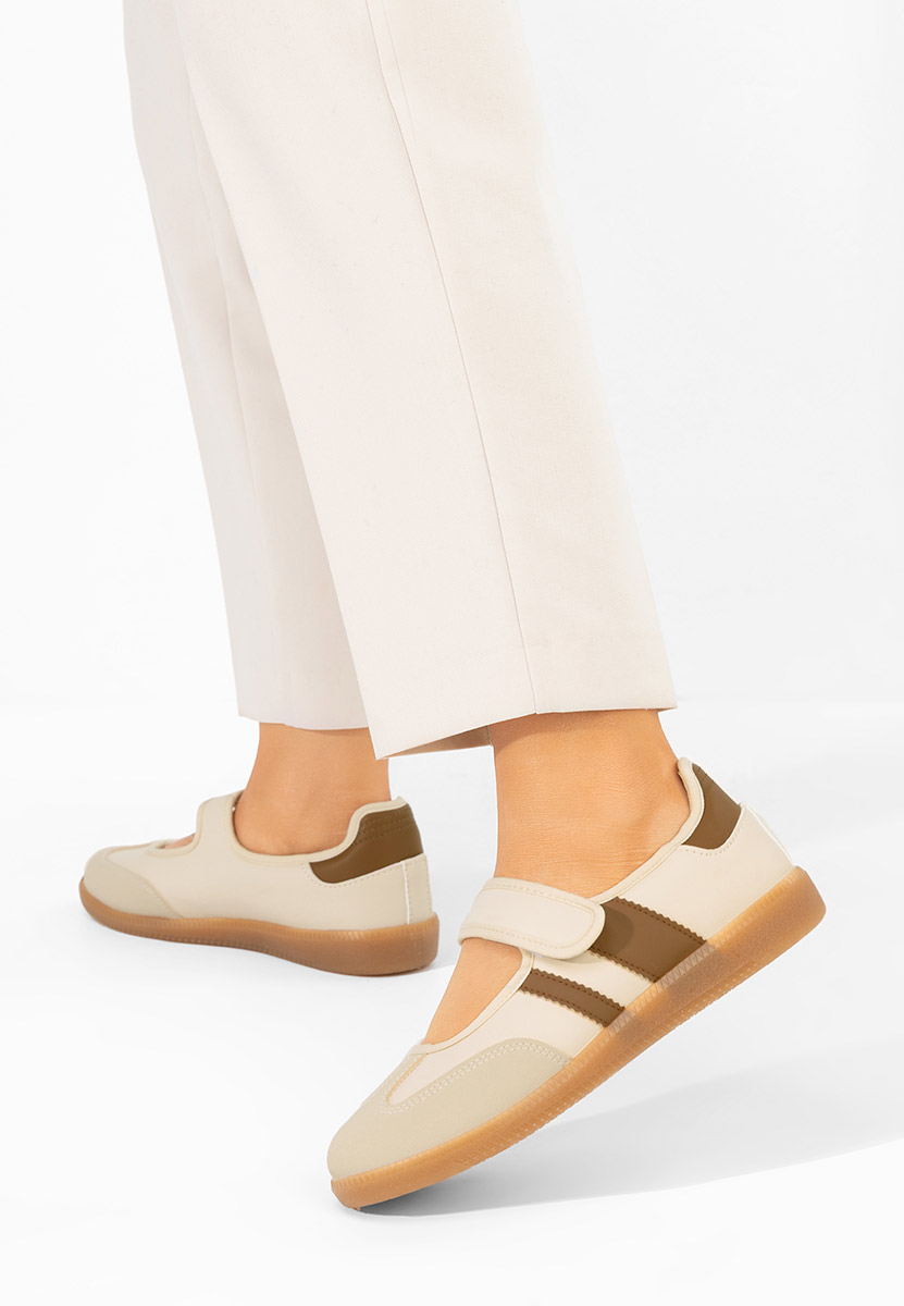 Elisio bézs balerina cipő