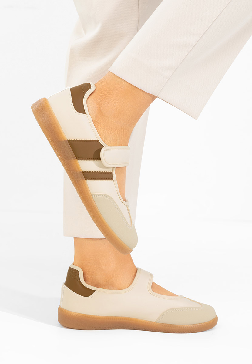 Elisio bézs balerina cipő