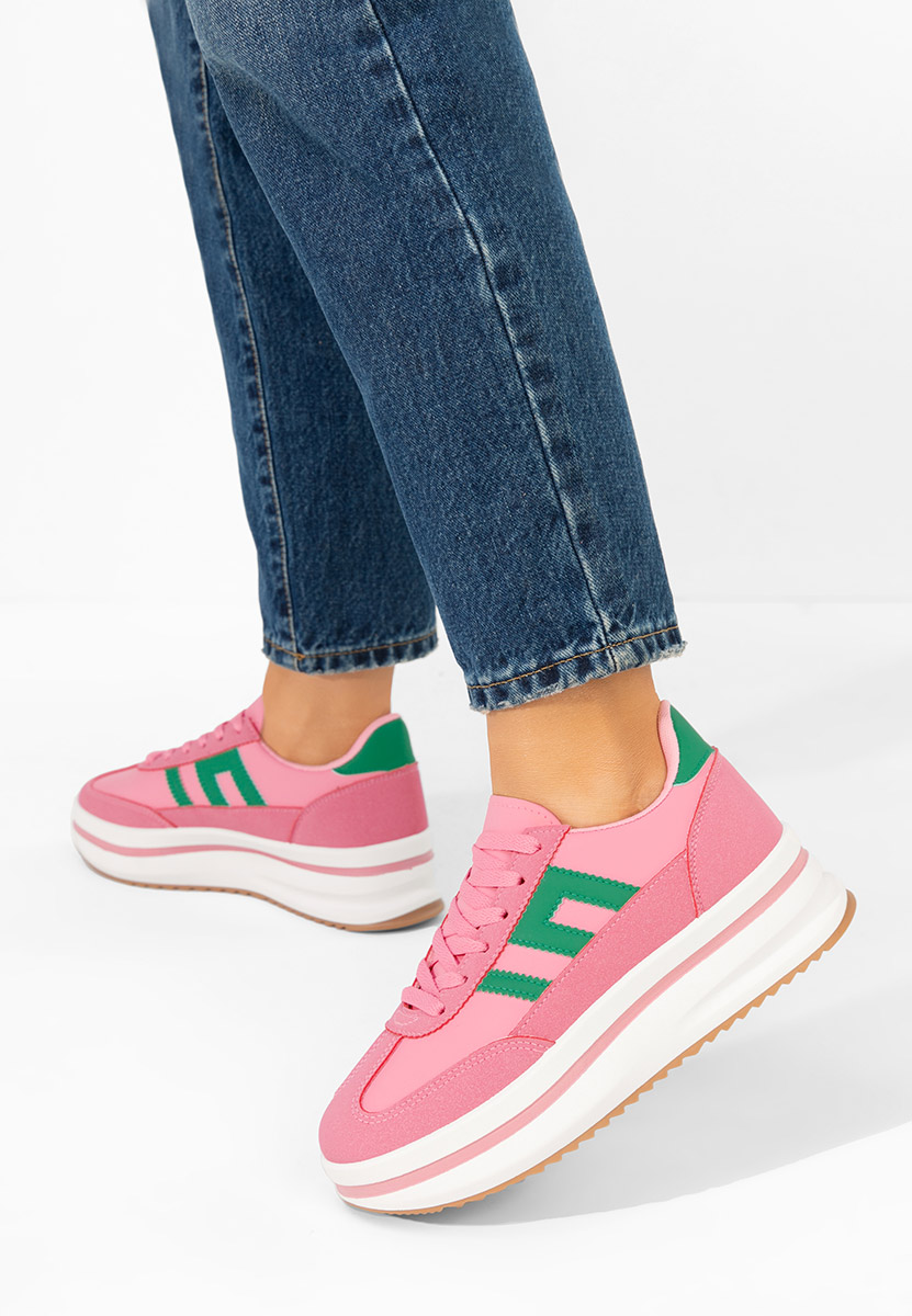 Jesie fuxia telitalpú platform sneaker