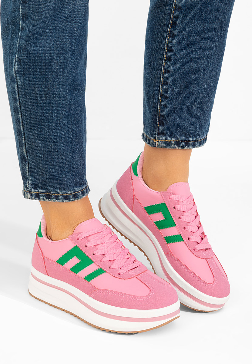 Jesie fuxia telitalpú platform sneaker