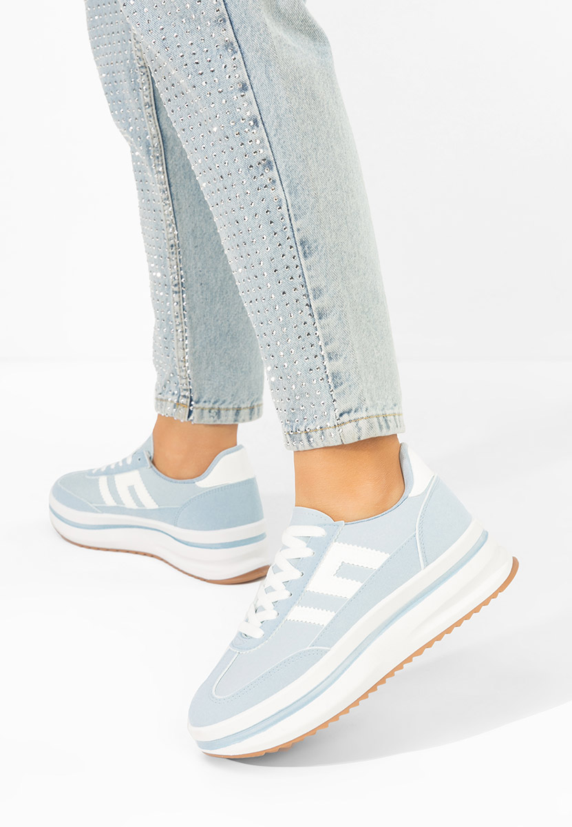 Jesie kék telitalpú platform sneaker