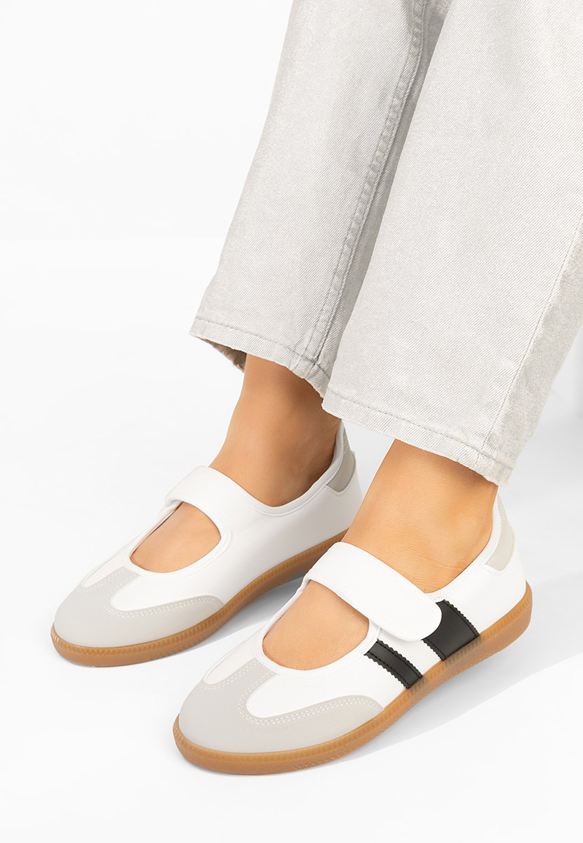 Elisio fehér balerina cipő