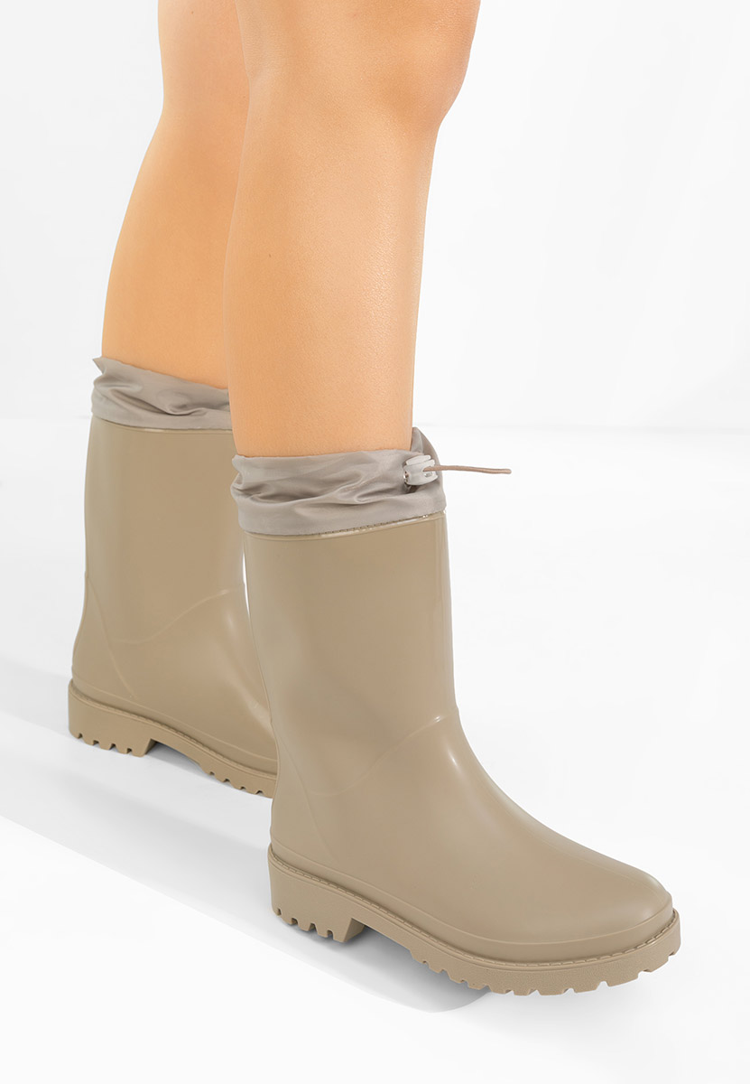 Zunaira bézs gumicsizma