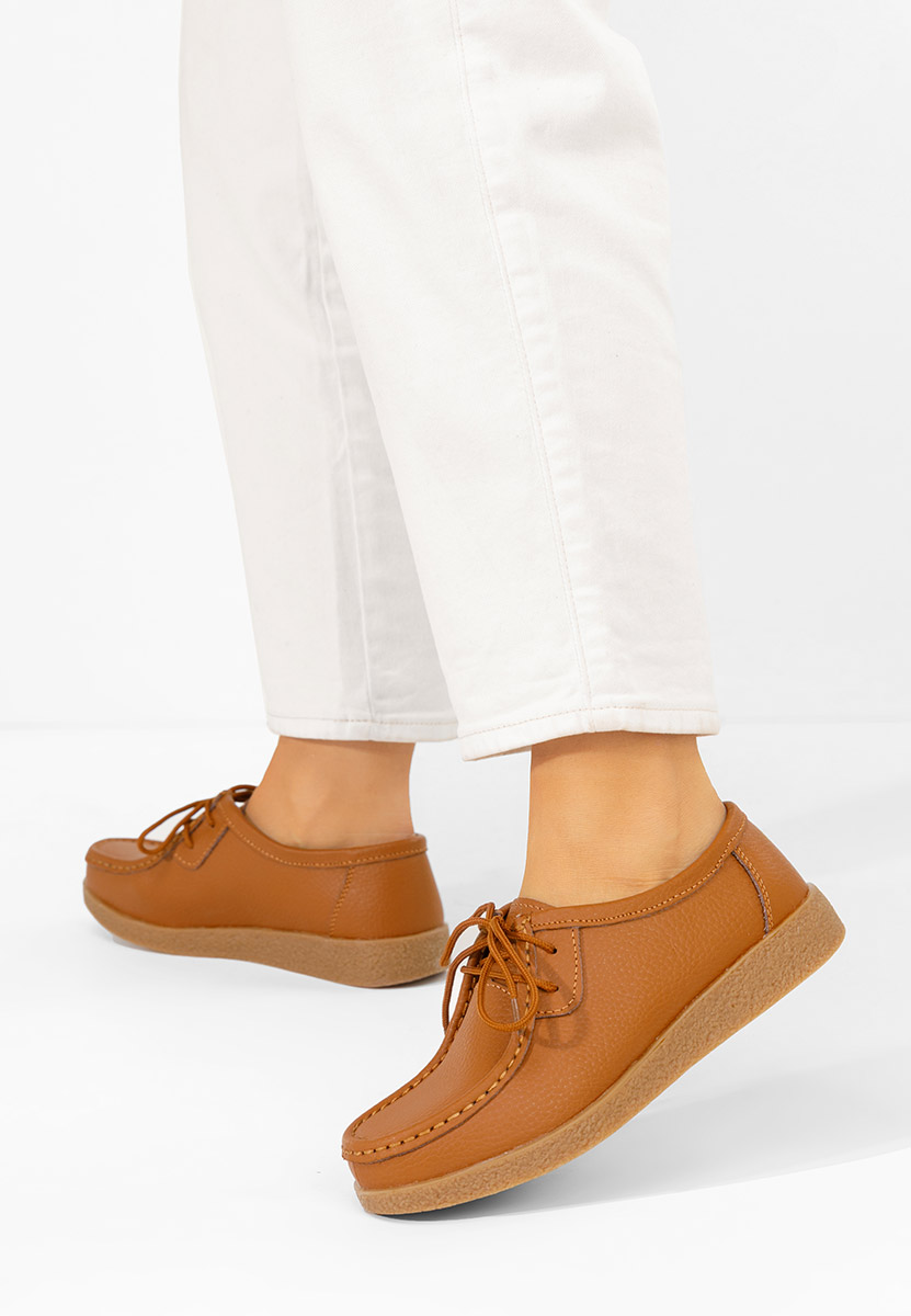 Afinia camel női mokaszin