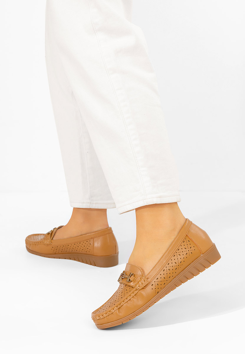 Cristella camel női mokaszin