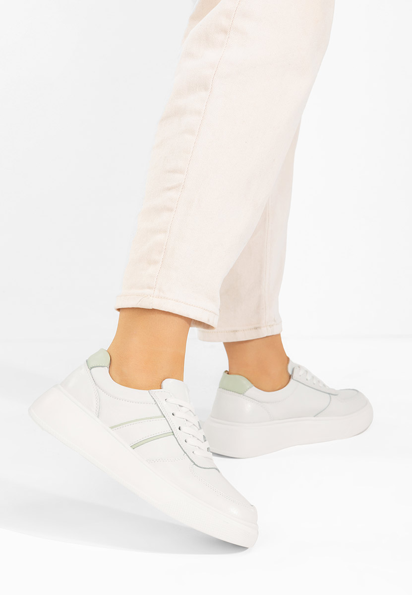 Herera fehér telitalpú platform sneaker