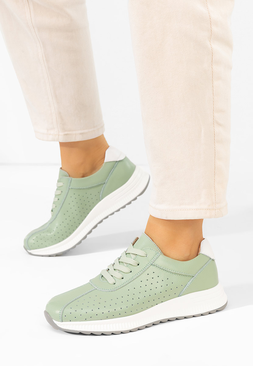 Aspasia zöld női tornacipő