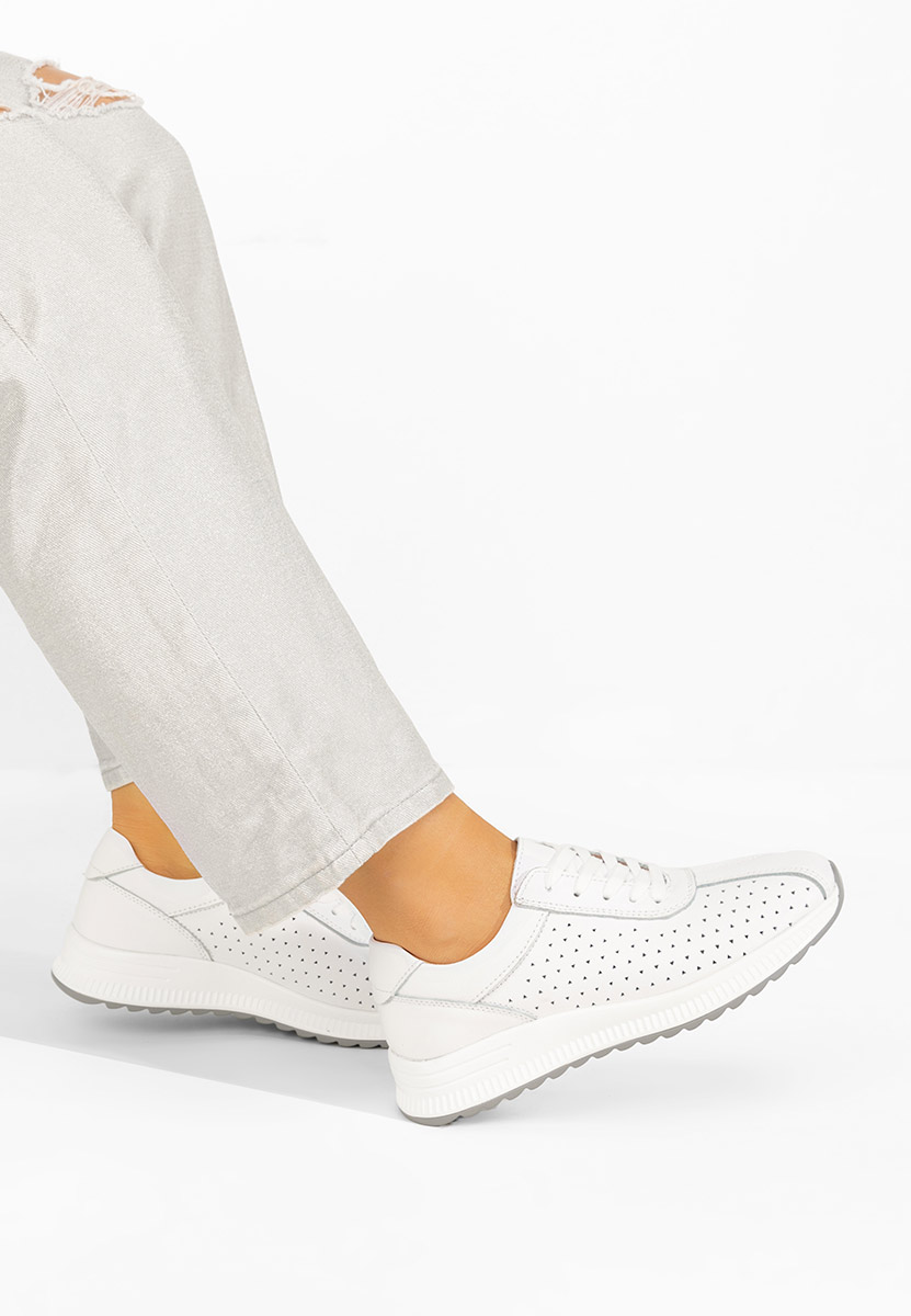 Aspasia fehér női tornacipő