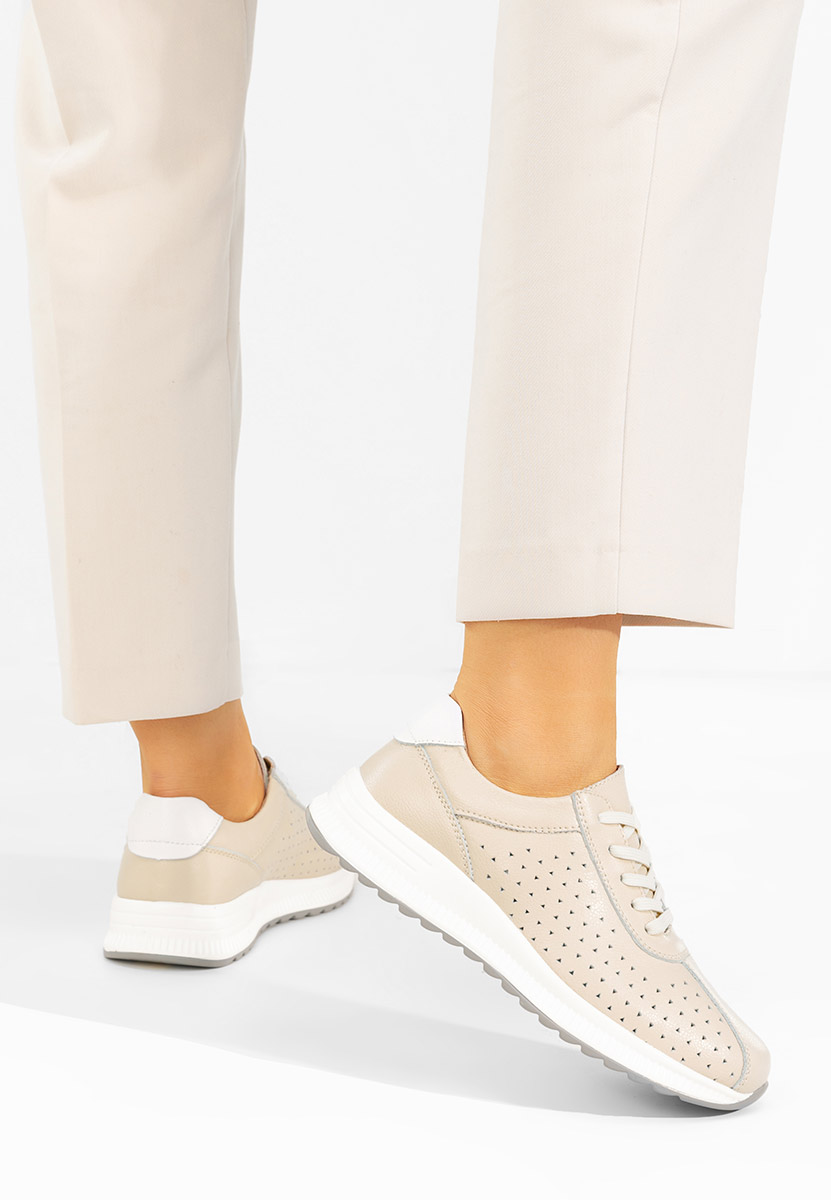 Aspasia bézs női tornacipő