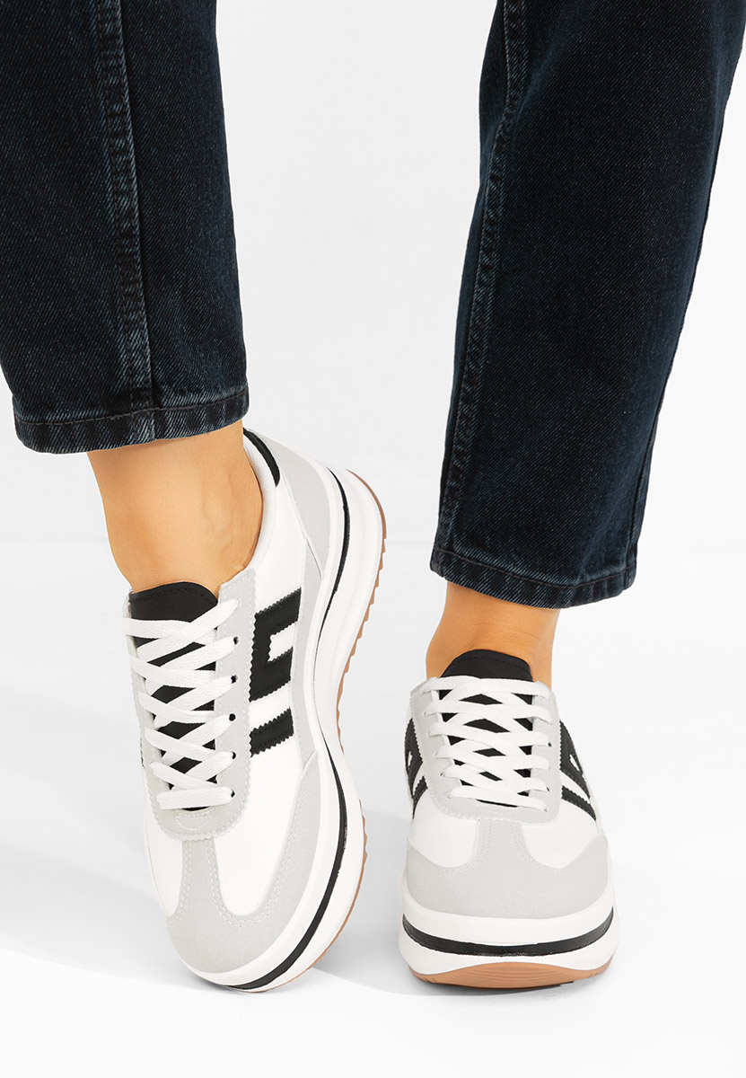 Jesie fehér telitalpú platform sneaker