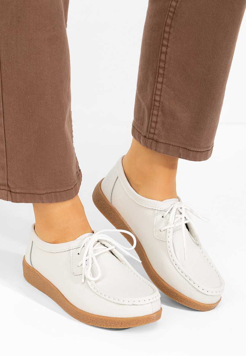 Afinia fehér női mokaszin