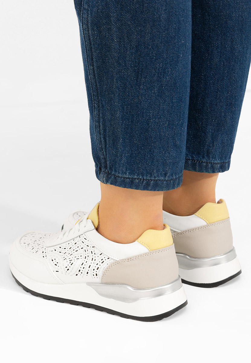 Ellania v2 fehér női bőr sneaker