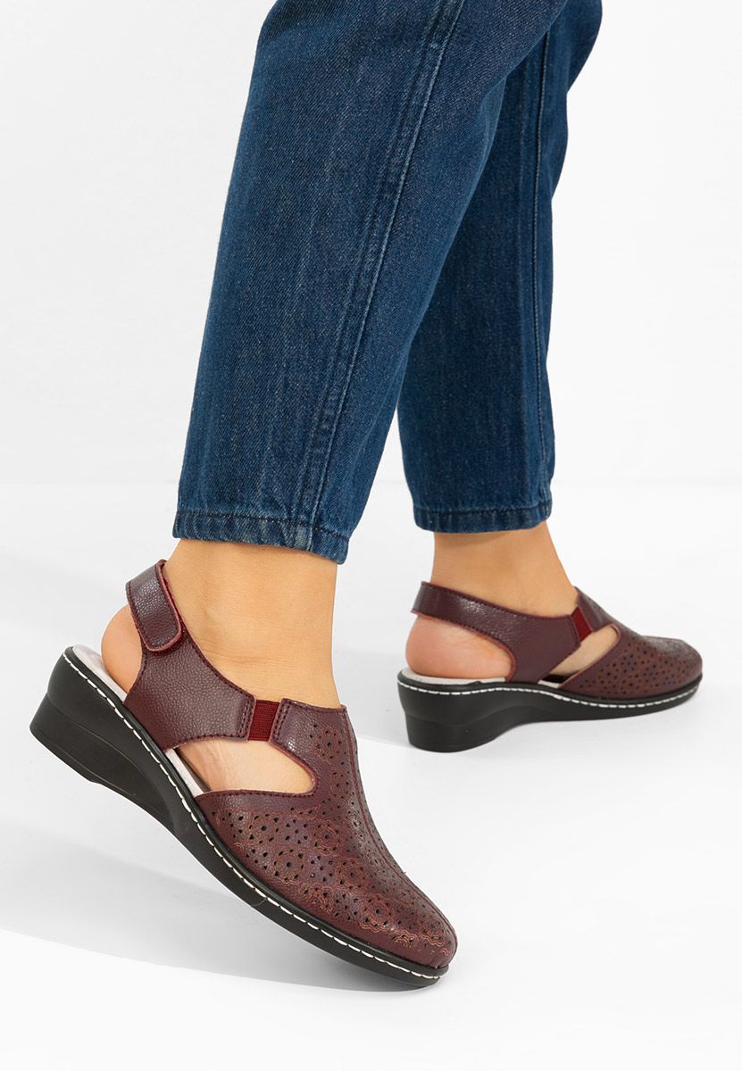 Ofelya borvörös női szling