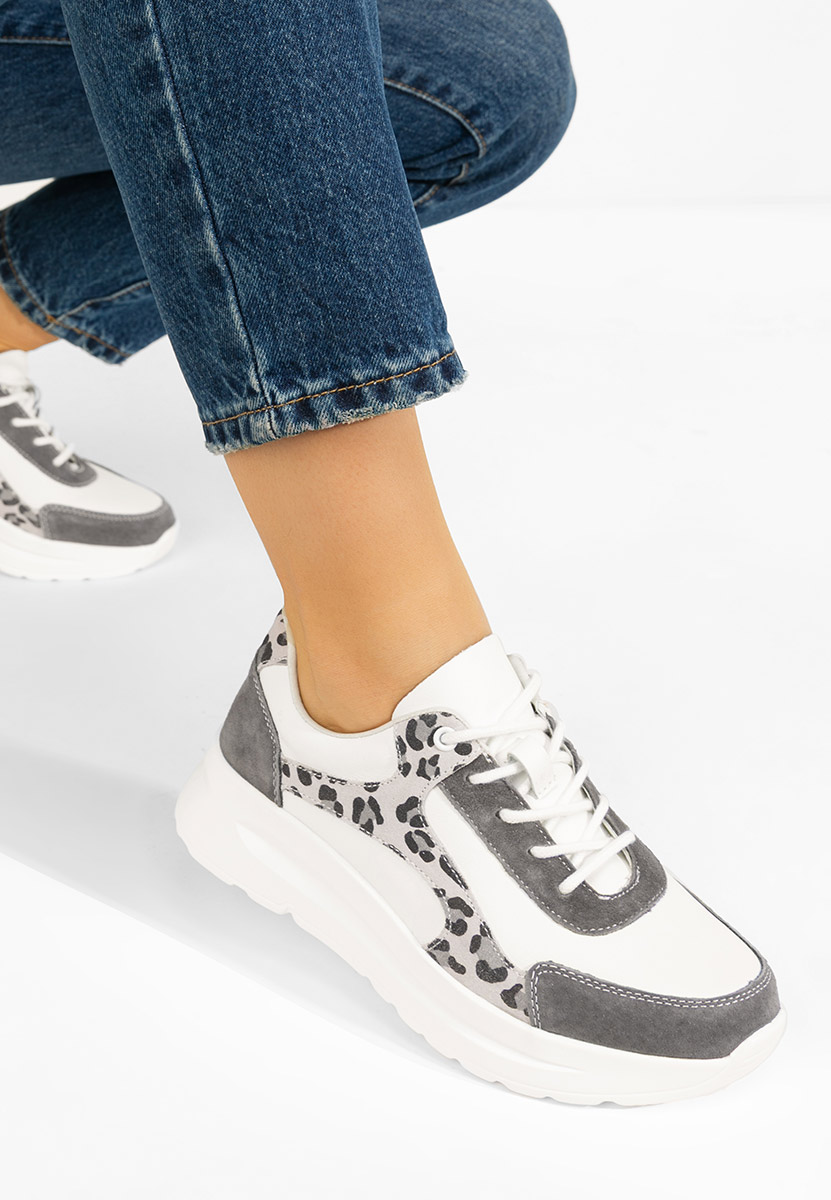 Arkania fehér női bőr sneaker