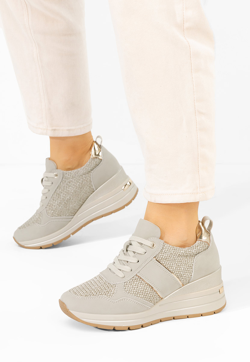 Izadora zöld platform sneaker cipő 