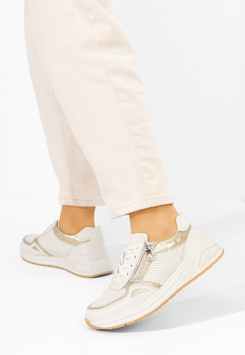 Penelopia bézs női bőr sneaker