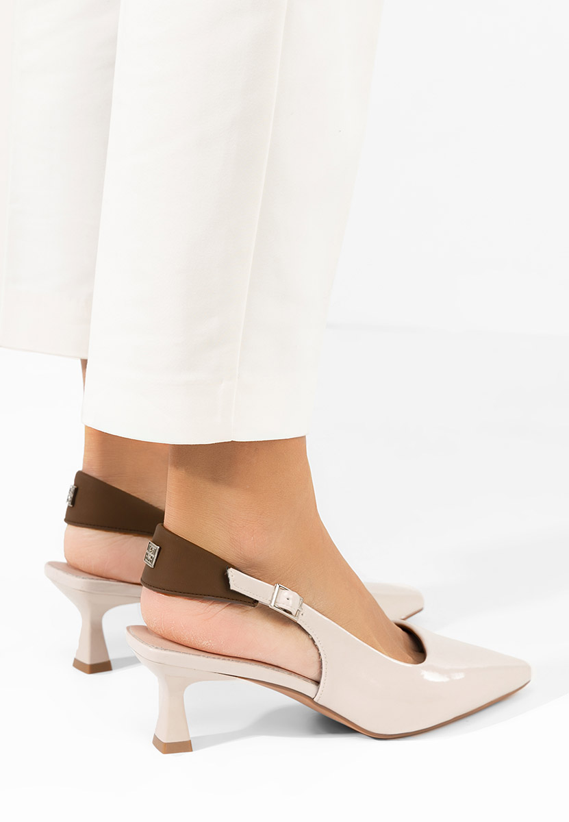 Liviana bézs női szling