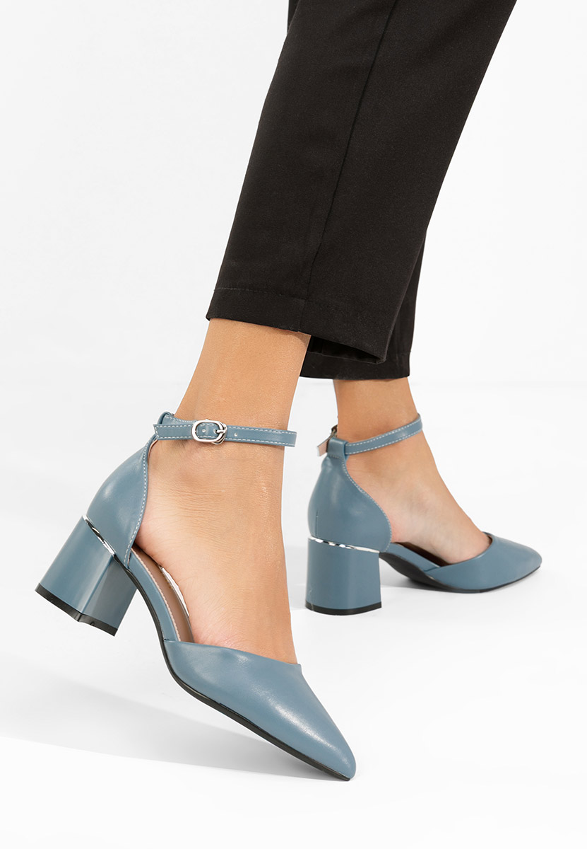 Alecsia kék magassarkú cipő