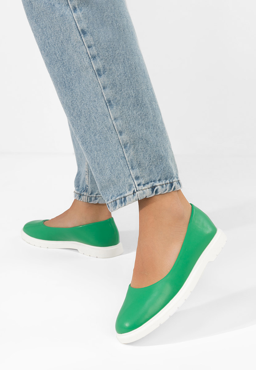 Gimona zöld női balerina