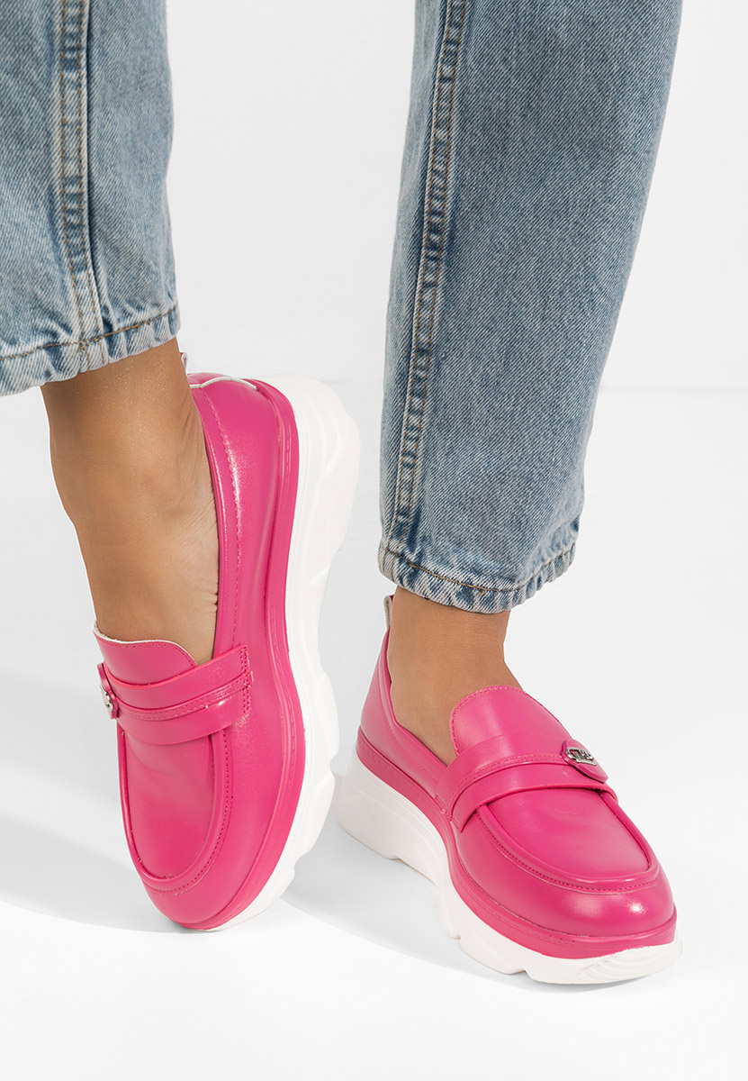 Anhelica fuxia platform mokaszin