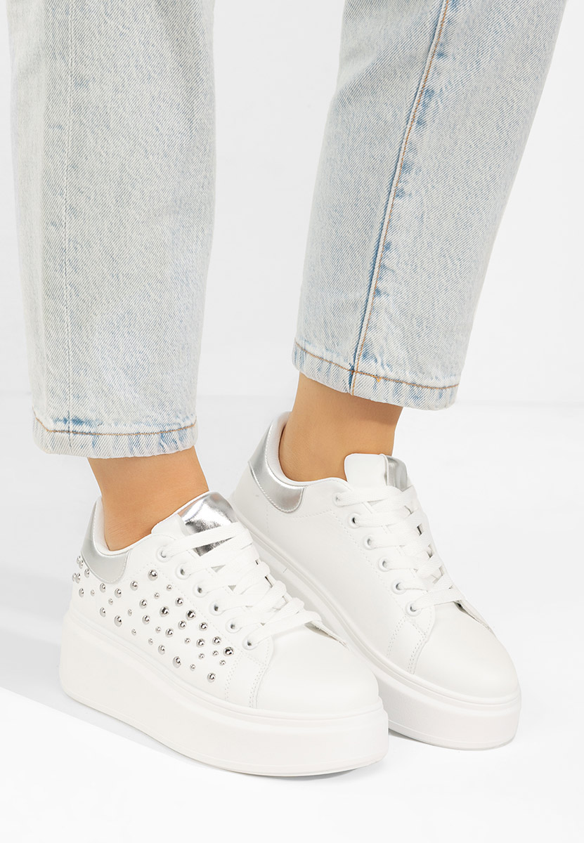 Lindalia v2 fehér telitalpú platform sneaker