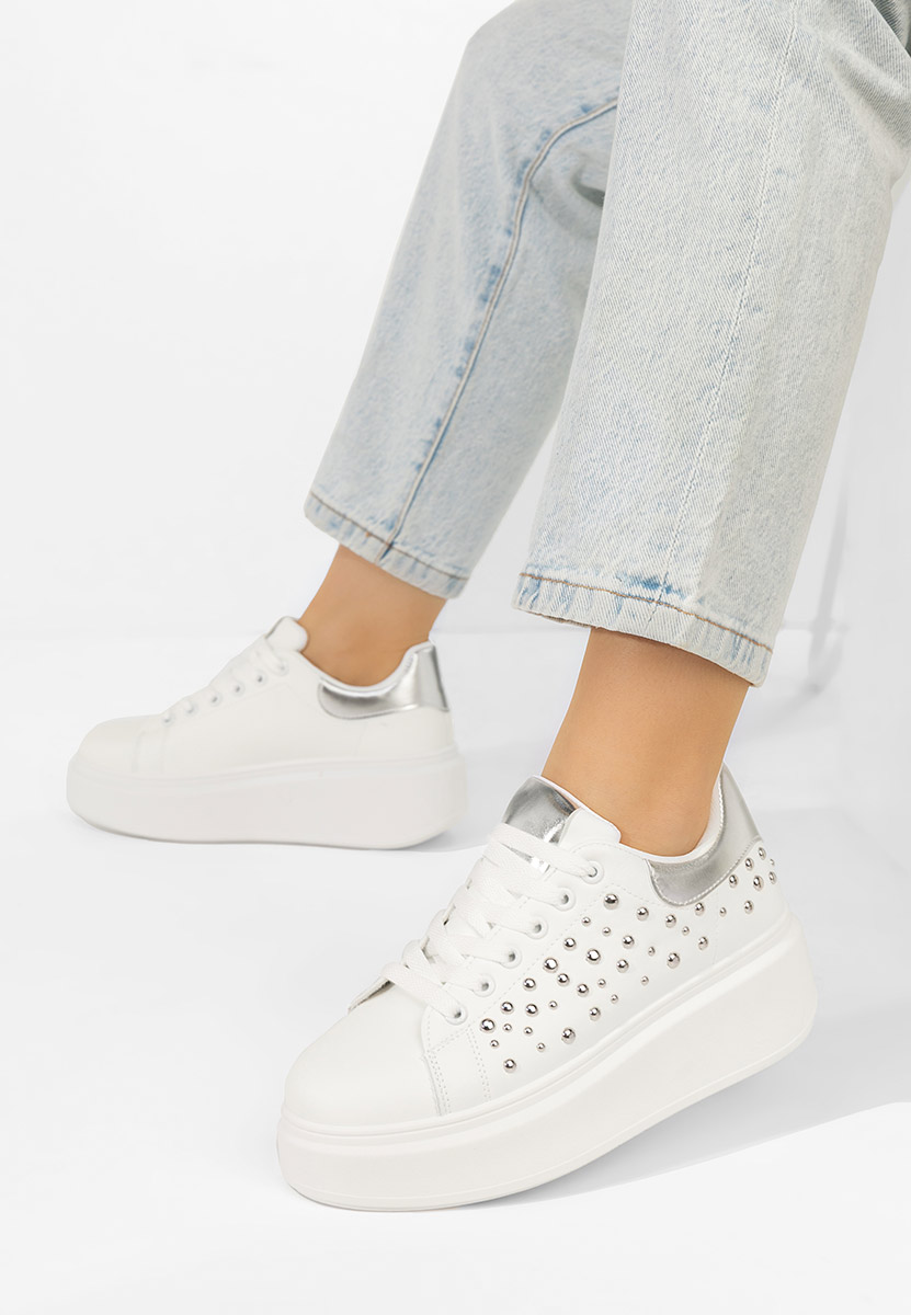 Lindalia v2 fehér telitalpú platform sneaker