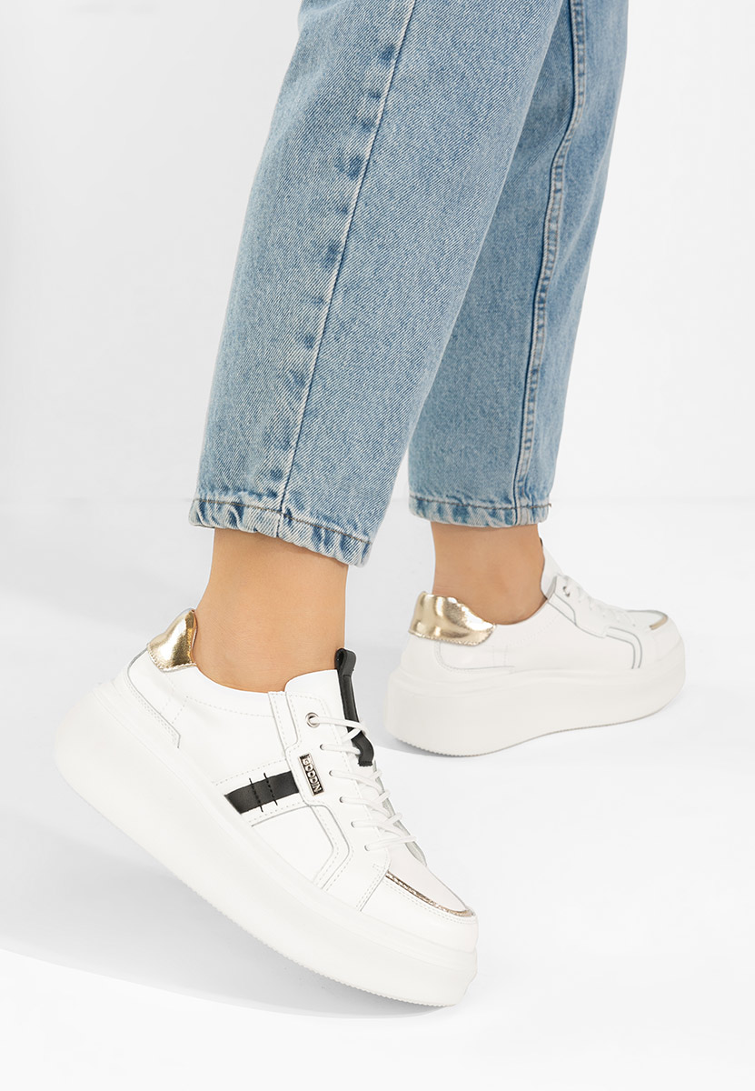 Angeliana fehér női bőr sneaker