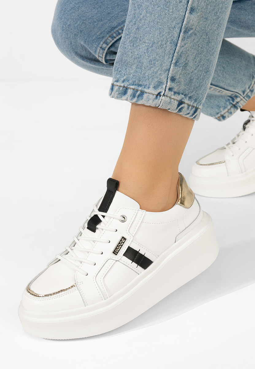 Angeliana fehér női bőr sneaker