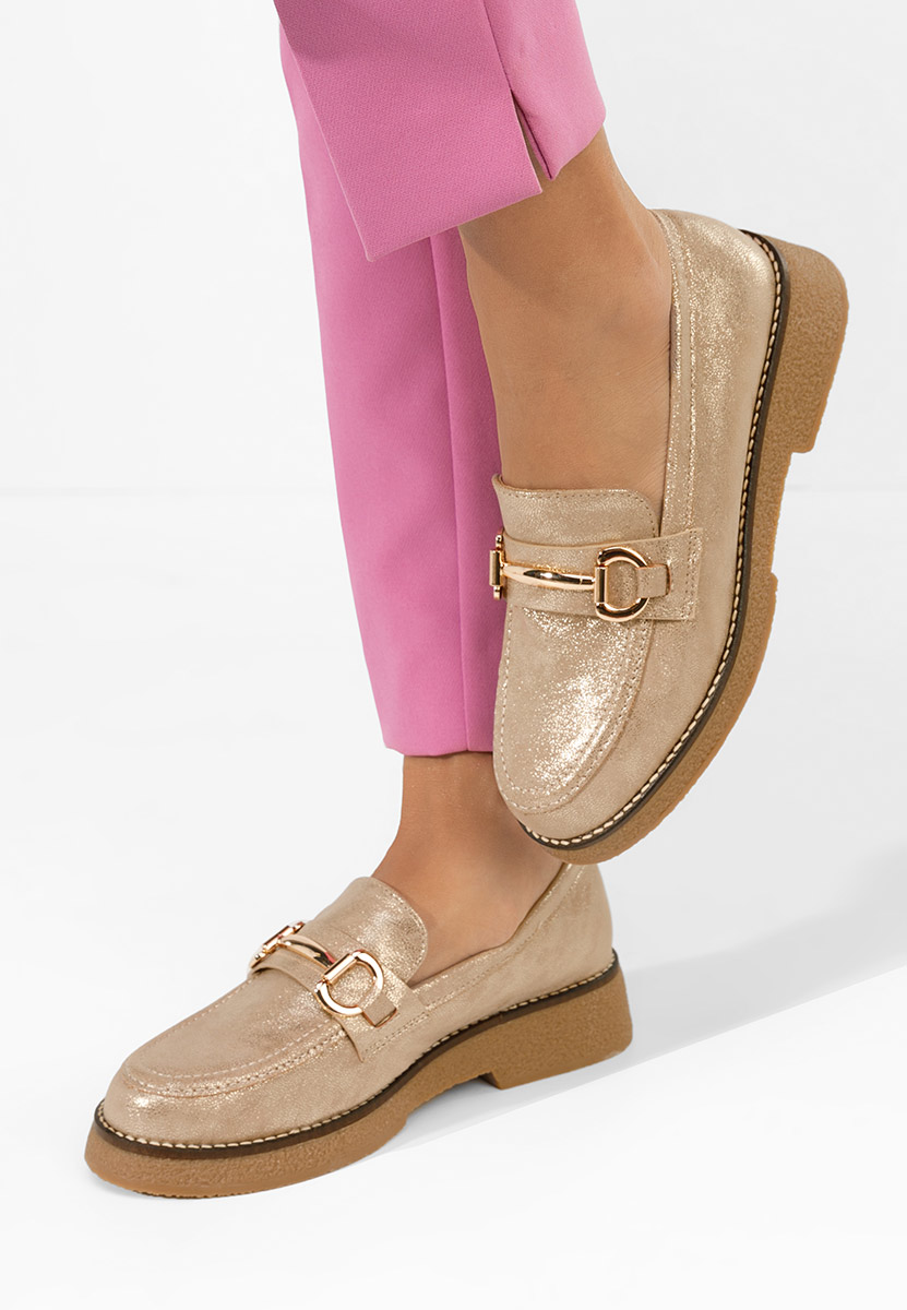 Ylenia aranyszínü női mokaszin