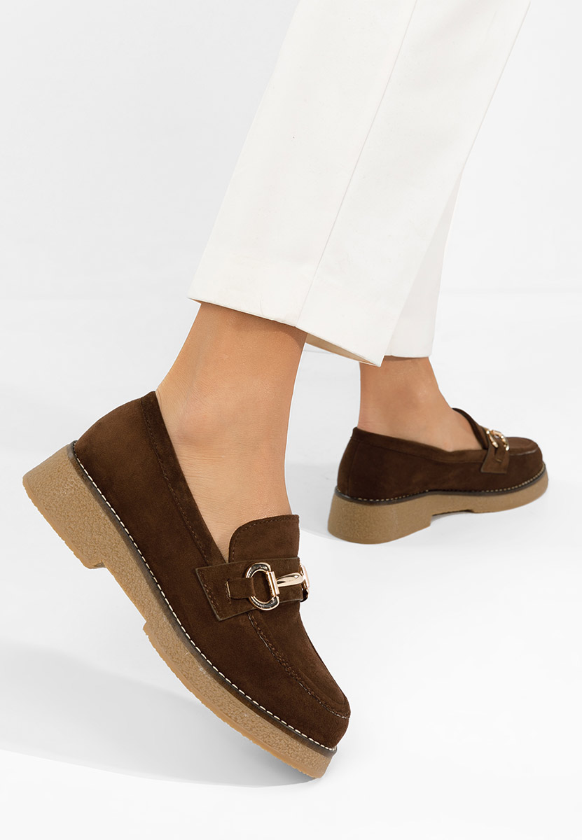 Ylenia barna női mokaszin