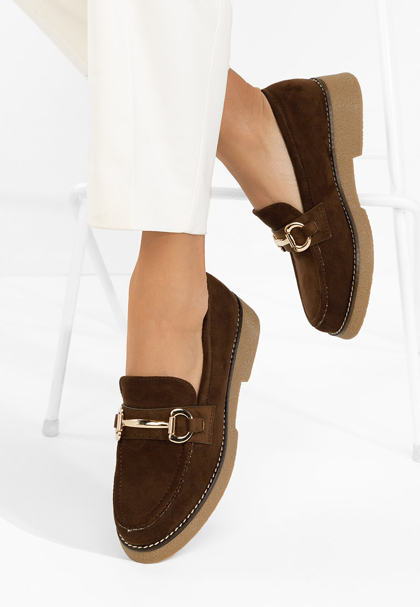 Ylenia barna női mokaszin