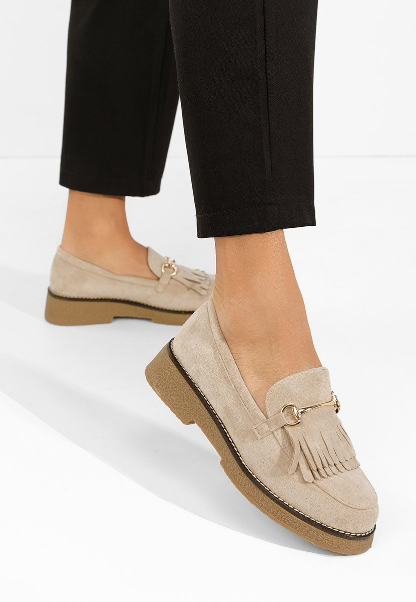 Kemily bézs női mokaszin