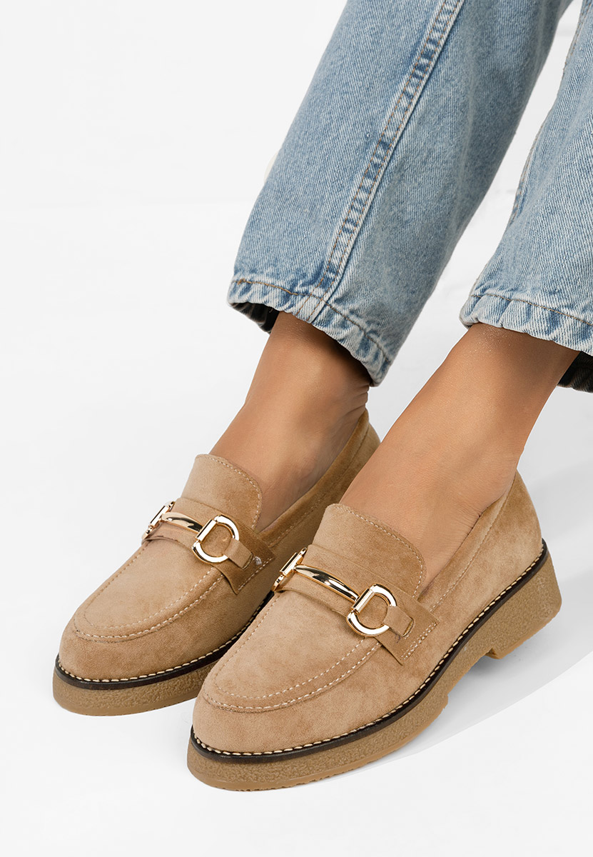 Ylenia khaki női mokaszin