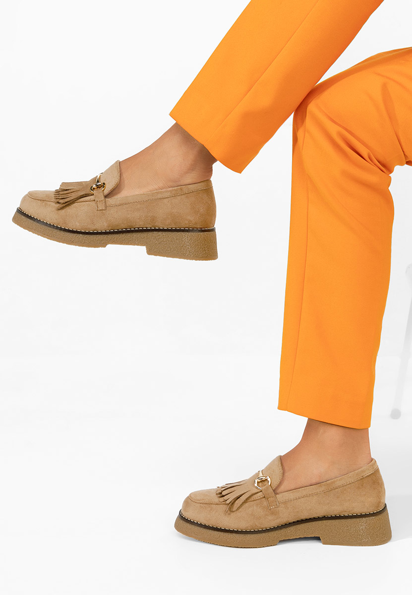 Kemily khaki női mokaszin