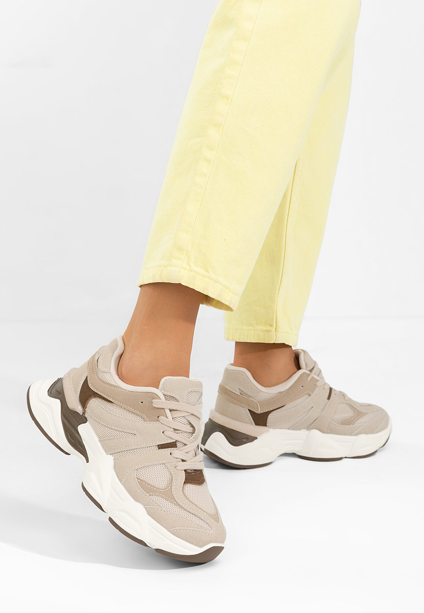 Kanoa khaki női tornacipő