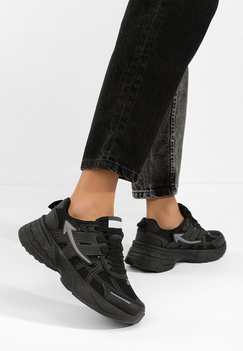 Daciania fekete női tornacipő