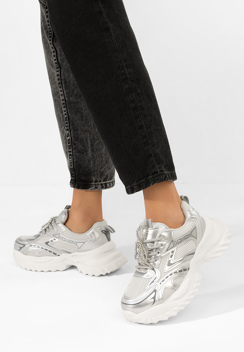 Eudoria ezüst női tornacipő