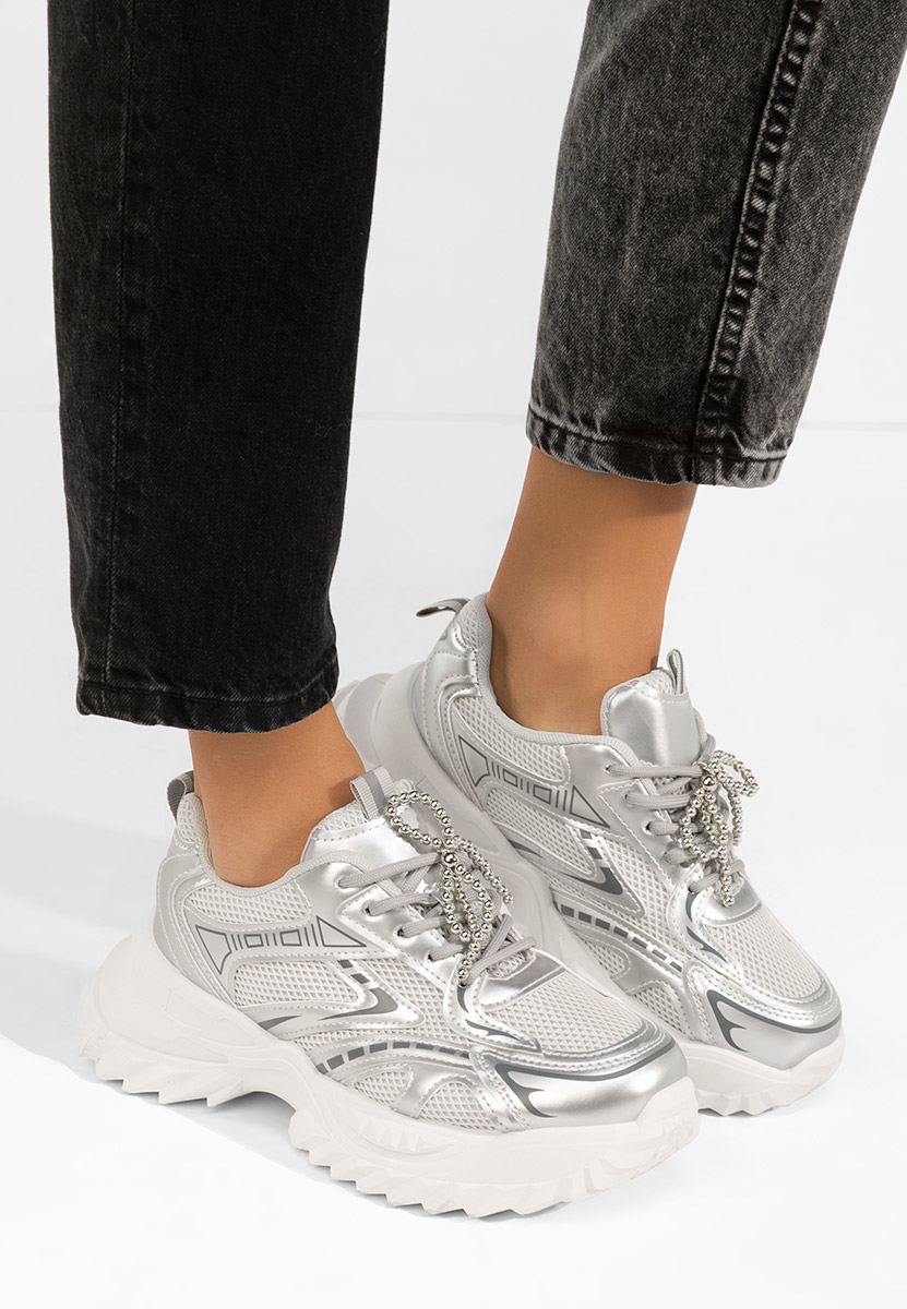 Eudoria ezüst női tornacipő