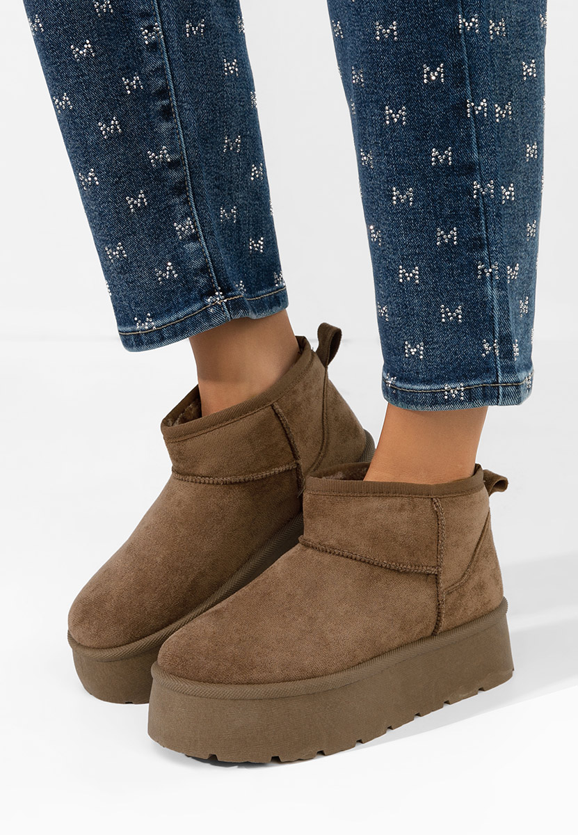 Savieda v2 barna női téli csizma