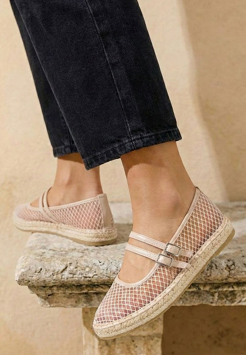 Nikia bézs női espadrilles