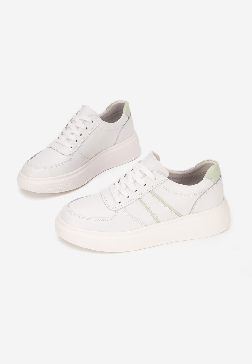 Herera fehér telitalpú platform sneaker